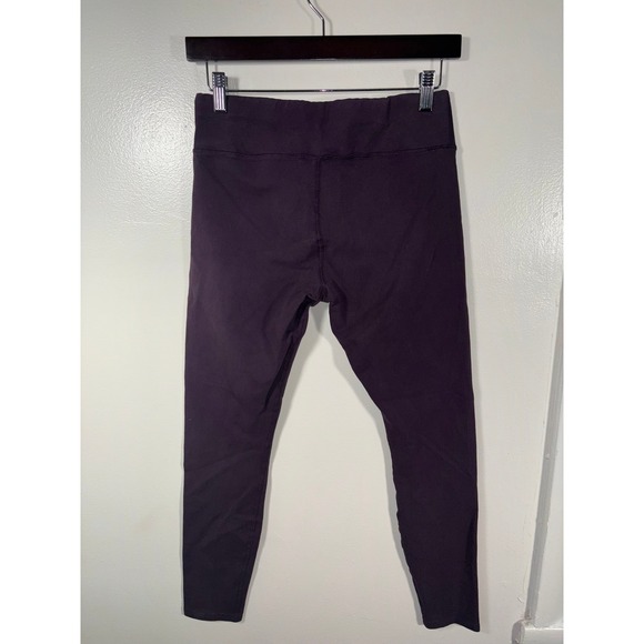 Pact Organic Cotton Leggings Women Sz M Purple Sustainable Yoga Pants Perfect - Picture 6 of 6